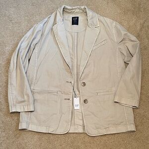 GAP womens Light Tan jean Jacket